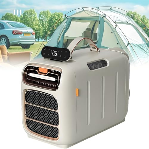 Condizionatore Aria Portatile per Esterni, Condizionatore Aria per Roulotte 5121 BTU 220V, Raffreddamento, Deumidificazione, Timer, 500W a Bassa Potenza, Ideale per Campeggio E Camper