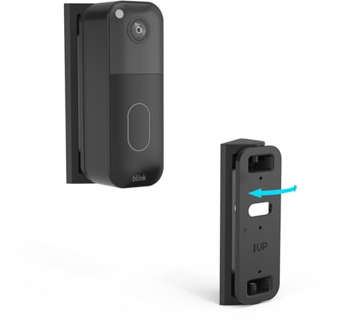 Eckhalterung für Blink Videotürklingel (neueste Generation), 0-45°Verstellbare Wandplatte Halterung für Blink Videotürklingel 2nd Gen, Wandhalter Ständer Zubehör für Blink Video Doorbell 2nd Gen