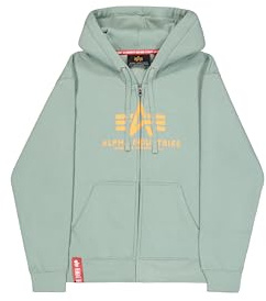 Alpha Industries Herren Basic Zip Bl Kapuzenpullover (1er Pack)