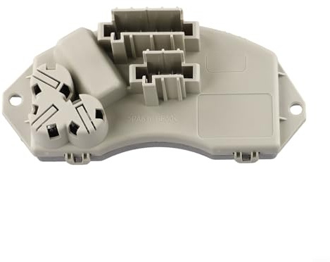 Ers - Resistencia de ventilador interior para BMW E81 E82 E90 E91 E93 X1 X3 X5 X6 Z4 Módulo de control de ventilador de plástico y aluminio blanco óptima circulación de aire para aire acondicionado y