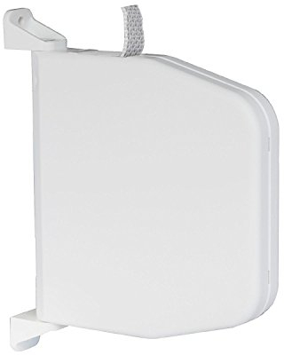 Gurtwickler Aufputz mit Scharniersystem incl. 5m Gurt f. Rolladen Aufschraubwickler aufklappbar Mini 14mm Gurtbreite für Rollladen (Gurtwickler inkl. 5m Gurt)