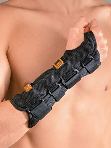 Ro+ten-Orthoservice MP1121L Handgelenkschützer offen lang links, schwarz