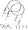 Heavy Duty Picture Hanging Kit Hold Up to 40 KG 2 Pack Mirror Hanging Kit Include Picture Frame Hanging Wire Stainless Steel 2 m with Adjustable Hook and Rail Moulding Hook