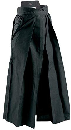 Playwell de Luxe Arts Martiaux Kendo/Aikido Hakama Noir - Neuf - Noir, 30-195cm