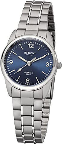Regent Damen Analog Shioj. PC21 Uhr mit Titan Armband 12290505