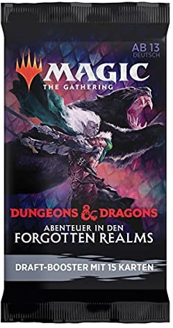 Magic the Gathering TCG MTG Dungeons & Dragons: Abenteuer in den Forgotten Realms Draft Booster Packung DE