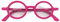LONDON MOLE Lunettes Lunettes de lecture Moley | Lunettes rondes | Lecteurs sympas | Lunettes de lecture élégantes | Hommes Femmes Unisexe | Rose | + grossissement 2.5