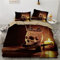 Luowei Bettwäsche Gothic 155x220cm Totenkopf & Krone Motiv Bettwäsche Set Weiche Microfaser Bettbezug + 2 Kissenbezüge 80 x 80cm mit Reißverschluss