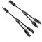 WBGADAM 1 Paar Solarkabel Y Verteiler Parallelverbinder Stecker, Solar PV Kabel Solarpanel Kabelverbinder MMF/FFM Solar 1 zu 2 Abzweigadapter