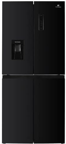 Réfrigérateur Continental Edison CERA4D464B multi portes 464L - Total No Frost (Sans givre) - L79 cm x H 180cm - Noir