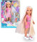 Nancy - Súper Melena, muñeca con el Pelo Super Largo, con Muchos Accesorios para Pintar y Crear Peinados en su Melena Extra Larga, pupurina y mechas, niños y niñas Desde 3 años, Famosa (NAC47000)
