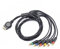 Jerilla Cavo AV Componente PS2 PS3, 1.8m Cavi Componenti Audio Video HD 1080P, Cavo Component RCA Uscita YPbPr per Console PS2/PS3, HDTV, Monitor