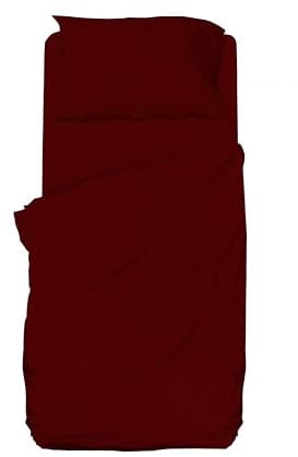 hermet Set Lenzuolo Singolo Microfibra, Porpora Completo Letto, Lenzuolo Sopra, Lenzuolo Con Angoli, Federa, Winner