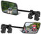 TOPEV Caravan Towing Mirrors - Convex Extension Wind Mirrors with Clamps, for Cars, Trailers, Vans, SUVs, Trucks & Motorhomes - 1 Pair (Left & Right), 430x120x90mm