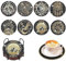 MAOYUTOU Diamond Painting Untersetzer 8 Set mit Halter 5D Diamond Painting Erwachsene Diamant-Malsets, DIY-Tarot-Untersetzer zum Basteln Erwachsene