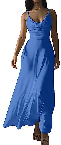 Cocila Abito Elasticizzato Donna Vestito Lungo Maniche Corte Donna Abito da Cerimonia Donna Floreale Vestito Lungo Donna Elegante Lilla Abito Sera Donna Sexy Vestito Corto Donna con Fiori