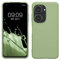 kwmobile Hülle kompatibel mit ASUS Zenfone 10 / Zenfone 9 Hülle - weiches TPU Silikon Case - Cover geeignet für kabelloses Laden - Hellgrün