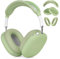 VISOOM Case für Airpods Max Kopfhörer, weiche Silikon Schutzhülle für Apple Airpod Max Zubehör Cases(Cactus Green)