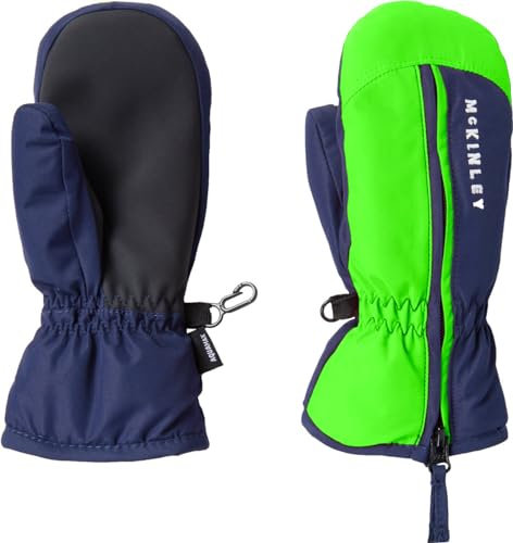 McKINLEY KK.-Fäustling Adriel II KDS Navy Dark/Green Lime - 3