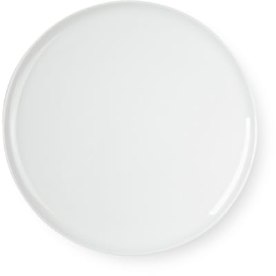 Médard de Noblat - Plat à tarte - D30 cm - Côme - Porcelaine - Vendu à l'unité - Blanc