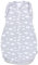 TupTam Baby Pucksack OEKO- TEX zertifizierte Materialien Swaddle Bag Wattiert Babyschlafsack 2.5 TOG unisex, Farbe: Unwattiert 0.5 TOG/Wolken Grau, Größe: 3-6 Monate