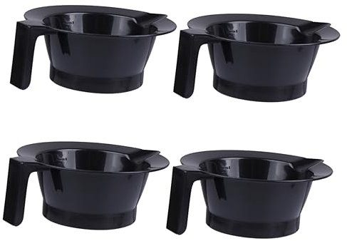 Healeved Kit Di Tinture Per Da 4 Pezzi Tintura Per Nero Intenso Misurino Per Tinta Per Neri Applicatore Di