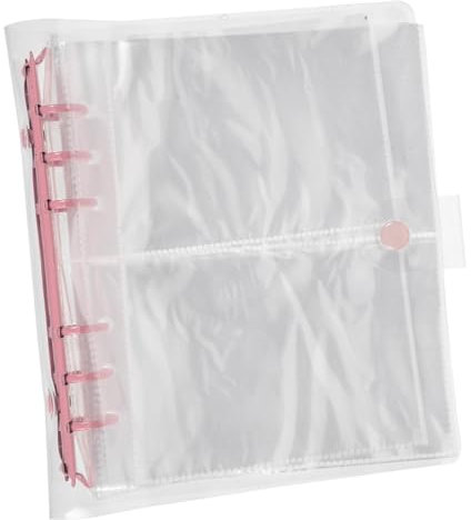 CANIGHT Nail Art Sticker Storage Book Transparent Display Album for Nail Decals Compact Organizer for and Design Inner Pages