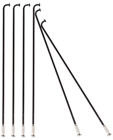 AMENGJ Fahrrad Speichen Mountain Road Faltrad 45# Stahl Durchmesser 2 Mm Fahrradspeichen 26 Zoll 27,5 29 Mit Speichenkappe 14G 250-273 Mm(18 pcs 269mm)