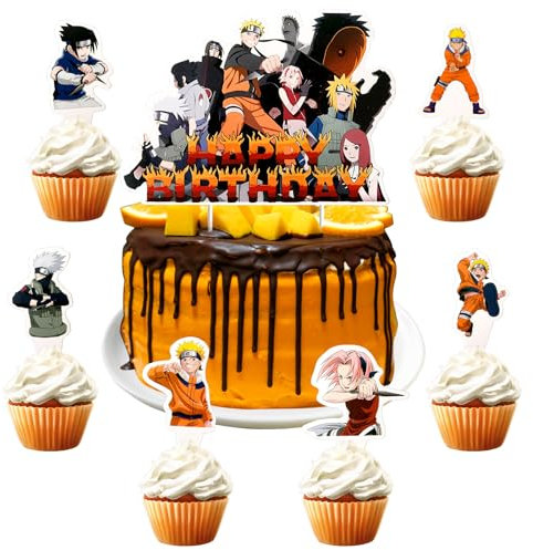 Tortendeko Set, 25 Stück Happy Birthday Cake Topper, Cartoon kuchen Deko Geburtstag, Tortenaufleger Geburtstag, Muffin Cupcake Topper für Junge Mädchen Kindergeburtstag Thema Party