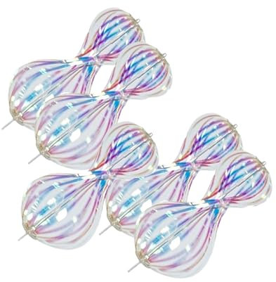 wisoolkic 5 pièces Magiques Arc-en-Ciel Spinners colorés virevoltent pour Les fêtes Spin Twirsl Tourbillon et éblouissement ABS Arc-en-Ciel Twirler Spinners