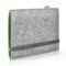 Stilbag Finn Étui de protection pour liseuse électronique Amazon Kindle Paperwhite (11e génération) | Couleur : gris clair/vert | Étui de protection en feutre pour liseuse | Fabriqué en Allemagne