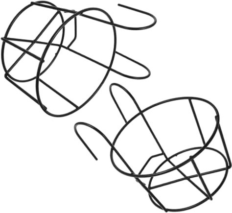 iplusmile 2 Stücke Metall Heu Futterstation für Kaninchen: Hängende Heuraufe für Käfige Konstruktion - Meerschweinchen-Heu-Futterspender für Kleintiere