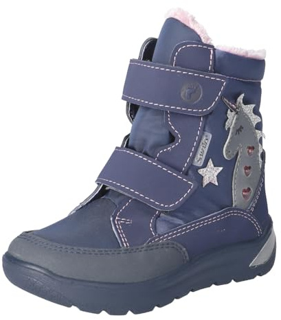 RICOSTA Mädchen Stiefel Annika, Kinder Boots, Weite: Mittel, lose Einlage, Sympatex, Blinklicht