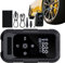 Compressore d Aria - Display Digitale Gonfia Pneumatici Maneggevole | Pompa Elettrica Ricaricabile con Display Digitale per Campeggio Guida a Lunga Distanza Cura della Moto Viaggio in Auto Spostamenti