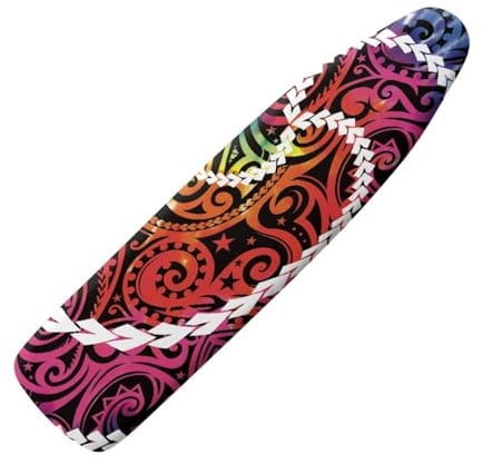 Ironing Board Covers 122 x 38cm Colorful Easy-Fit for Protecting Ironing Board Size Up to 122 x 40cm, Universal Elasticated Cover
