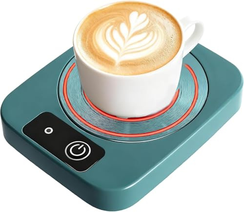 Chauffe-tasse électrique pour bureau 55 ℃ Chauffe-tasse pour chauffer le café, le lait, le thé, le cacao, les bougies, cadeaux pour les amateurs de café, la maison et le bureau