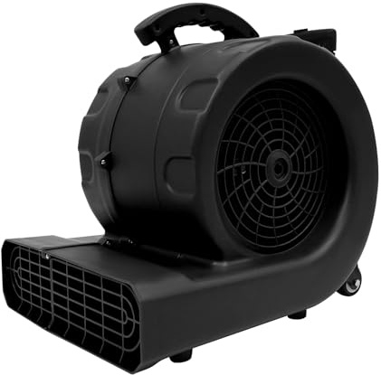 750W Bodentrockner Industrie Gebläse Trocknungsgerät 3 Geschwindigkeiten 3 Winkel Verstellbar 120 Min Timer 5m Kabel Teppich Trockner