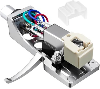 Silver Headshell, AT-3600L Magnetic Cartridge Compatible with Pioneer | Record Player Turntable Cartridge Fit for PLX-1000 PL-518 PL-530 PL-A35 PLX-500 PL-560 PL-200 PL-516 PL-255 PL-200X XL-A700