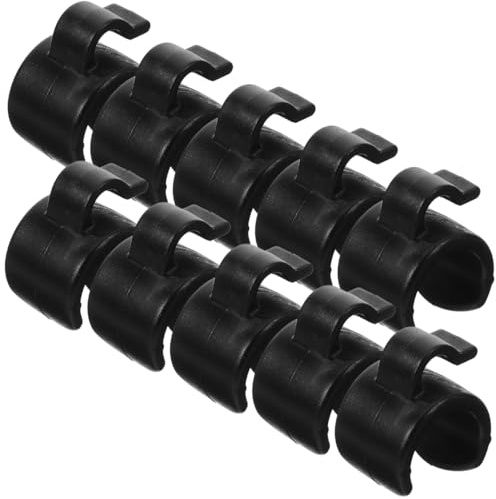 TIDTALEO Mic Stand Cable Clip 20Pcs Cable Clamp for Pole Mount and Phone Stand Organizing Wireless Microphone for Recording Setup
