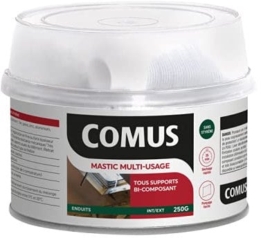 MASTIC MULTI-USAGE (B+D) BLANC 250GR - COMUS