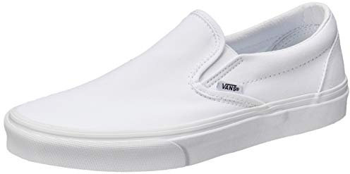 Vans Classic - Zapatillas deportivas de skate unisex para niños, color Blanco, talla 39 EU