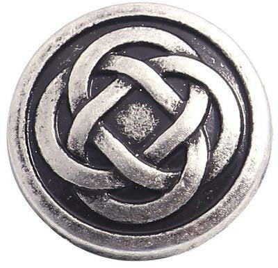 10 Metallknöpfe Ösenknöpfe 17mm rund Antik silber Motiv Keltik zum Aufnähen Annähen Jackenknöpfe Mantelknöpfe Dekorationen Bastelknöpfe scrapbooking DIY