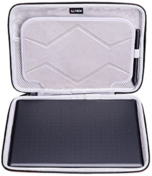 L LTGEM Tablet Case for Wacom Medium CTL672K1A | Hard EVA Shell, Travel & Home Storage, Compatible with One by Wacom Medium Graphics Drawing Tablet