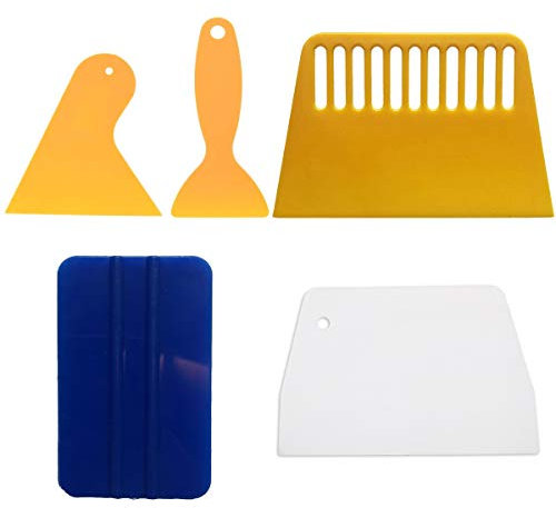 Screen Printing Squeegee, Set of 5 Screen Printing Ink Silk Screen Printing Squeegee for Screen Printing