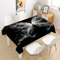 Chickw1 Rechteckig Luxus Tischdecke Abwaschbar Wasserdicht aus Polyester Lotuseffekt Pflegeleicht Goldener Schmetterling Bedruckte Tischtuch für Home Küche Garten (Diamantweiß,100x140cm)