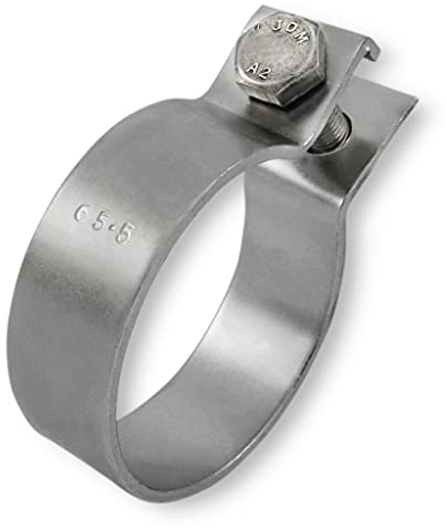 DIN Schelle Edelstahl Massive Klemme Rohrschellen von 30,2-124,5 mm (65,5mm - 2,55)