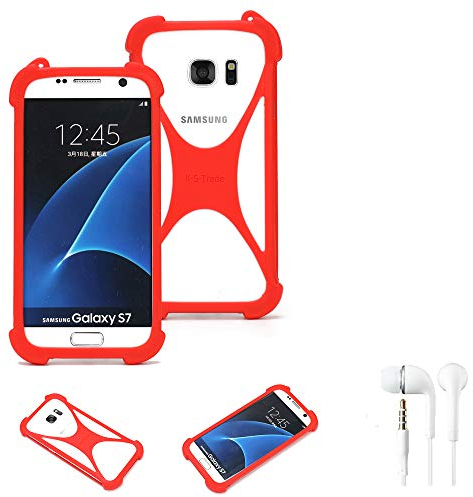 K-S-Trade Qualitativ & Innovativ: Handy-hülle + Kopfhörer Für Sharp Aquos R6 Schutz-hülle Bumper Silikon Schutz Hülle Cover Case Silikoncase Silikonbumper