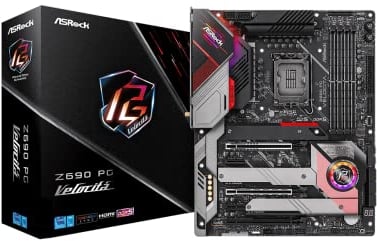 Asrock Z690 PHANTOM GAMING VELOCITA, Intel Z690, 1700, ATX, 4 DDR5, HDMI, DP, Wi-Fi, 2.5GB LAN, PCIe5, RGB, 4x M.2