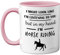 Stuff4 Horse Gifts for Women Men - in My Head I'm Horse Riding - Riding Gifts for Lovers, Mugs Girls, Rider 11oz Ceramic Dishwasher Safe Pink Handle Mugs Cup