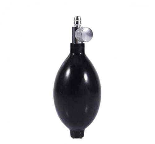TOSSPER Ersatz Schwarz Manuelle Luftpumpe Inflation Sphygmomanometer Blutdruck Latex Ball Birne Luftfreigabe